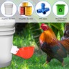 8pcs Automatic Chicken Water Cups, Large Professional Chicken Watering Cup