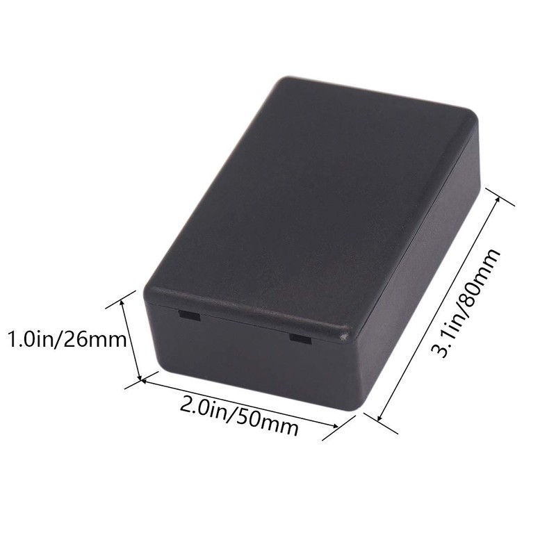 Zulkit 5Pcs Project Boxes ABS Plastic Electrical Project Case Power