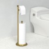 Gold Toilet Paper Holder Free Standing Holds 5 Rolls Toilet