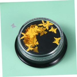 Vaguelly 4pcs Assorted Nail Stickers Mini Butterfly Ornaments for DIY Nail Art Safe Durable Manicure Decals for Home and Salon Use Easy Application for Unique Designs