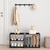 3 Tier Extra Small Shoe Rack (16.3" Wide), Narrow Stackable