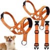 2Pcs Muzzle Leash for Heavy Pullers, Dog Over Mouth Training