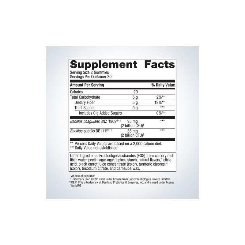 INNER HEALTH Metagenics 3 In 1 Probiotic Gummies 50Pk