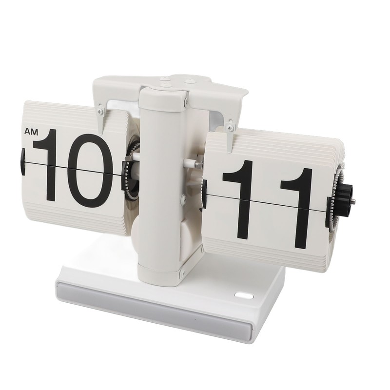 Retro Digital Flip Down Clock Battery Powered Flip Desk Clock
