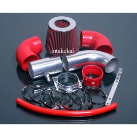 PERFORMANCE SHORT RAM AIR INTAKE KIT FIT 1996-2002 MERCURY GRAND MARQUIS/LINCOLN TOWN CAR/FORD CROWN VICTORIA 4.6L V8 ENGINE (RED)