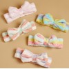 Lovely Microfiber Face Washing Headband 5-Piece Set (Ribbon) DP13562