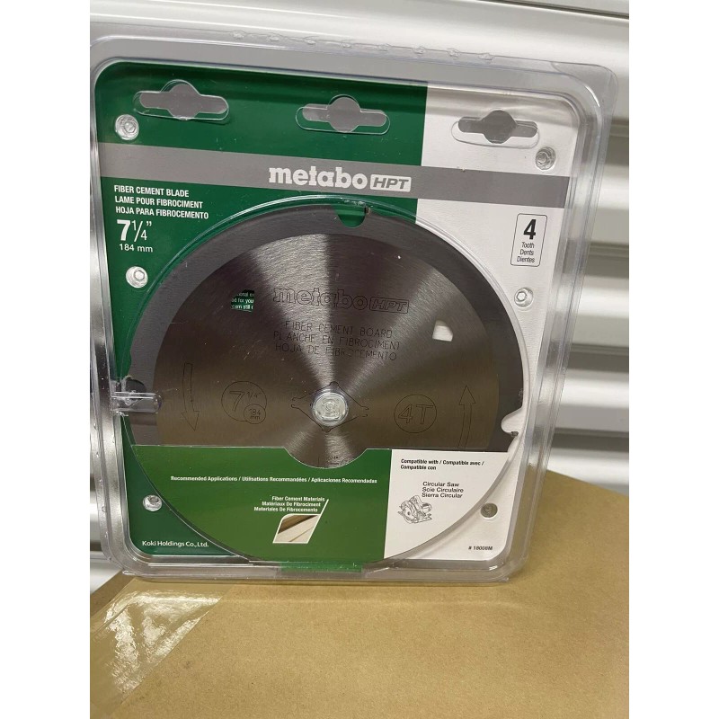 Metabo HPT 18008M 7- 1/4-in Fiber Cement Saw Blade