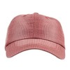 MG Low Profile Pine Stripe Cotton Washed Cap - Maroon