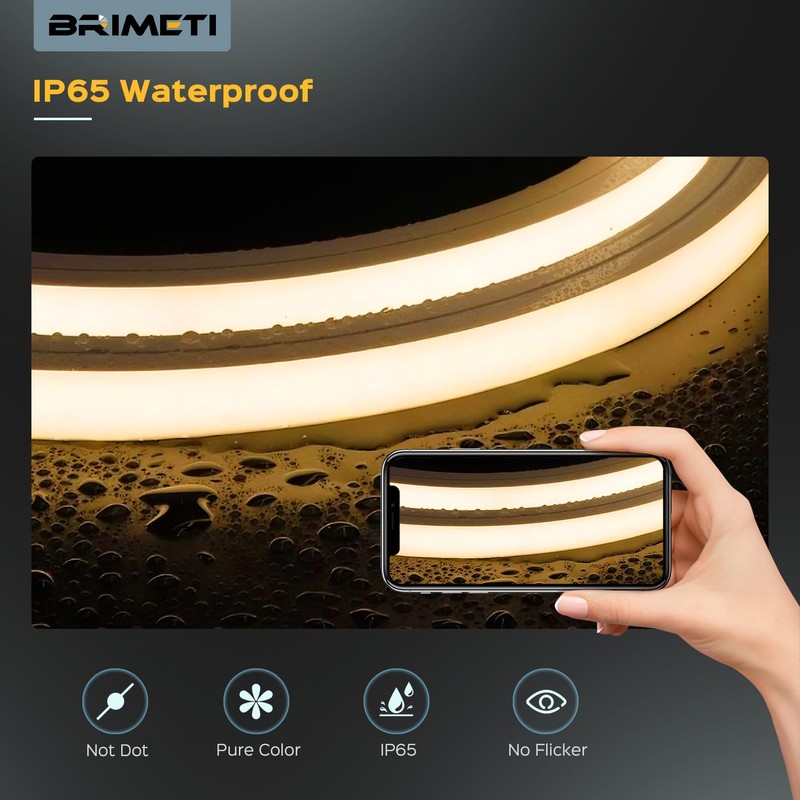 BRIMETI 5 m Neon LED Strip Outdoor LED Strip Waterproof