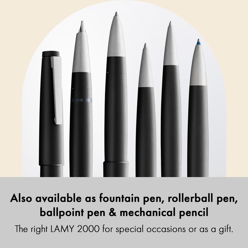 Lamy 2000 Black 4 Color Ballpoint Pen - Multi Color