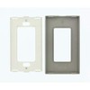 Leviton 1-Gang Decora Plus Screwless Wall Plate, 80301-SGY, Gray