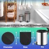 Small Bathroom Trash Bags AOSULI 3 Gallon/10 Liter Trash Can