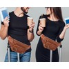 Marc Peter® Varadero Leather Bum Bag, Belt Bag, Leather Bum