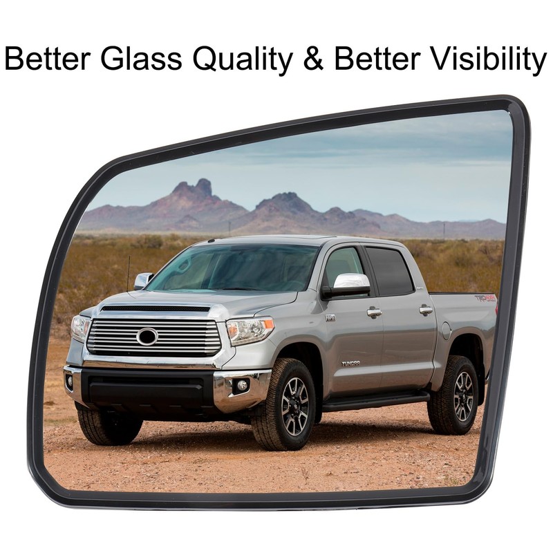Passenger Side Mirror Replacement for 2007-2021 Toyota Tundra 2008-2017 Toyota