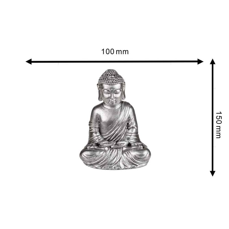 Out of the blue Decorative Object/Zen Buddha Statue/Material: Polyresin/Dimensions: 15