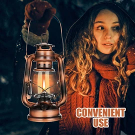 Retisee 2 Pcs Hurricane Lantern 10 Inch Original Oil Burning Lantern Decorative Kerosene Lamp Vintage Oil Lamp Hanging Kerosene Fuel Lanterns for Outdoor Indoor Home Patio Camping, Bronze