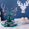 2 Pieces Silicone Jewelry Display Stand Epoxy Resin Mold, Deer