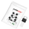 Chanzon BT136-600 TO-220AB Triac Thyristor Transistor, Bidirectional Silicon-Controlled Rectifier Transistor