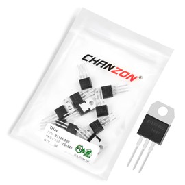 Chanzon BT136-600 TO-220AB Triac Thyristor Transistor, Bidirectional Silicon-Controlled Rectifier Transistor (Pack of 10pcs)