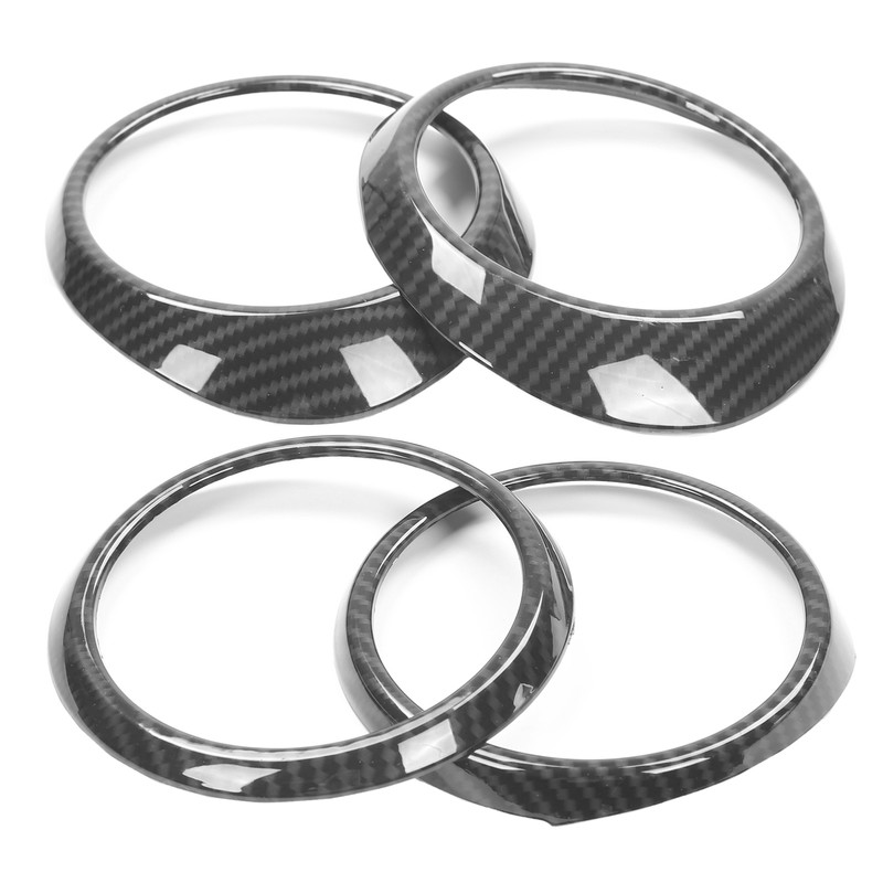 Central Control Air Outlet Trim Rings Carbon Fiber Style Decoration