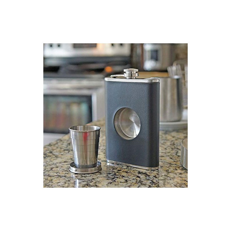 Fairly Odd Novelties Shot Flask - 8oz Hip Flask With