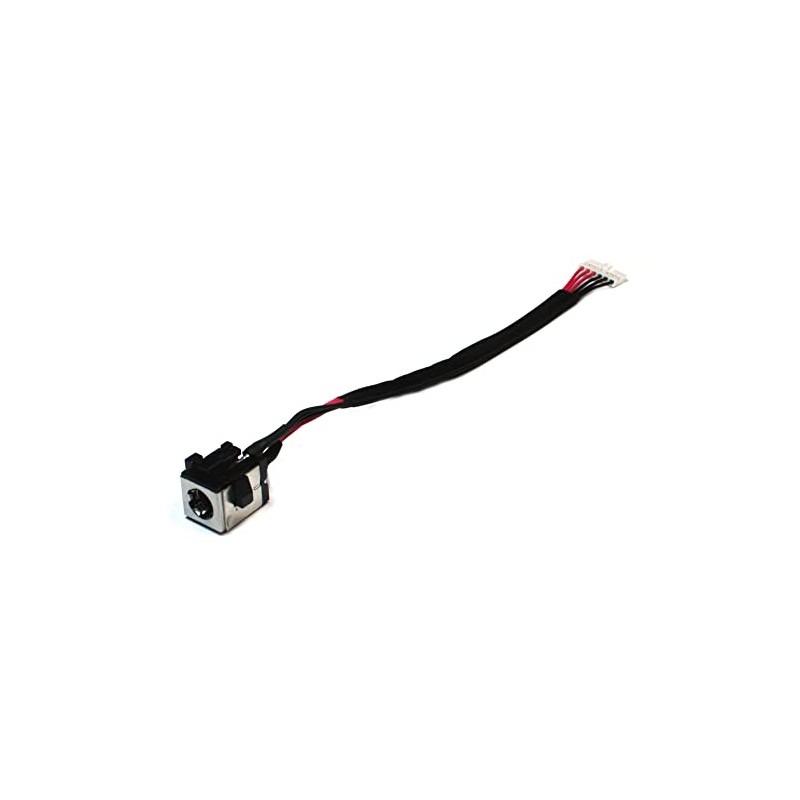 Power4Laptops Replacement Laptop DC Jack Socket With Cable Compatible With