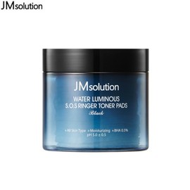 JM SOLUTION Water Luminous S.O.S Ringer Toner Pads Black 150ml/70pads
