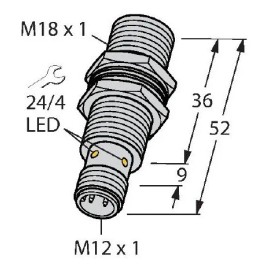 Sensor Inductivo Turck Modelo Bi5u-mt18-ap6x2-h114 Nuevo !!