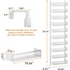 DAOTENGQL 10-tier Over The Door Pantry Organizer with Mesh Baskets,