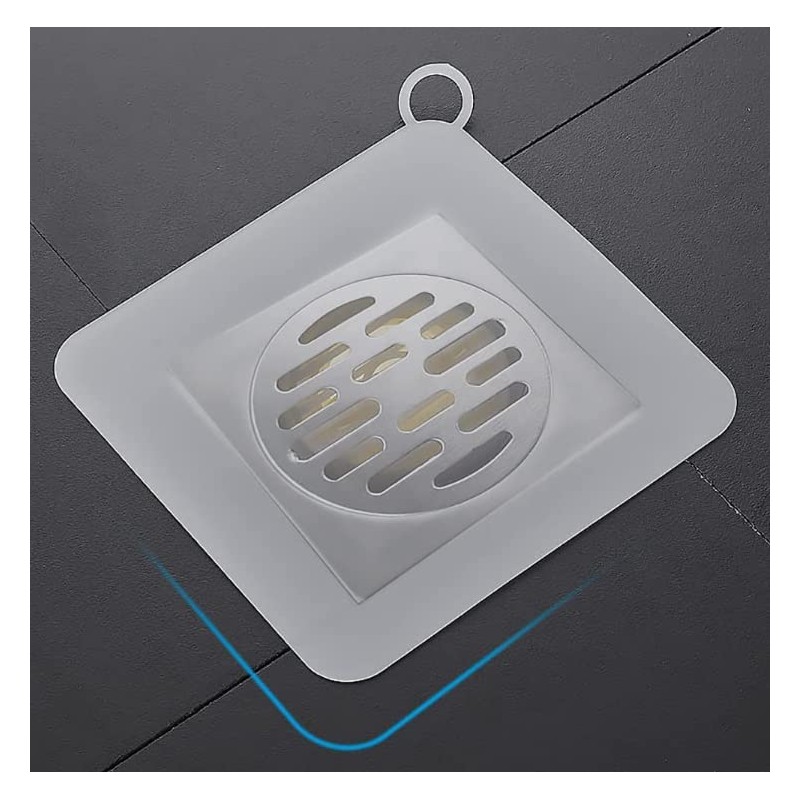 Silicone Tub Stopper Floor Drain Cover, 2 Pieces Sewer Anti-Odor