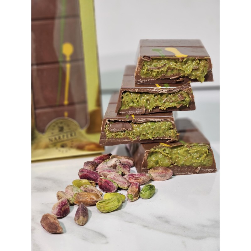 Narperi Dubai Chocolate Bar Pistachio I Viral Knafeh Chocolate Bar
