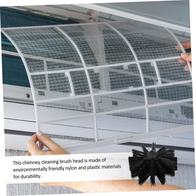 MERRYHAPY 2sets Cost Chimney Brush Head Dryer Vent Brush Without