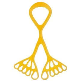 Alinco EXG163Y Foot Stretch Tube, Medium, Strength, 15.4 lbs (7 kg), Exercise, Training, Body Feeling, Shoulders, Upper Arms, Buttocks, Yellow