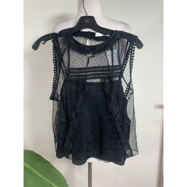 COACH WOMENS Lace Sleeveless Top Size 10