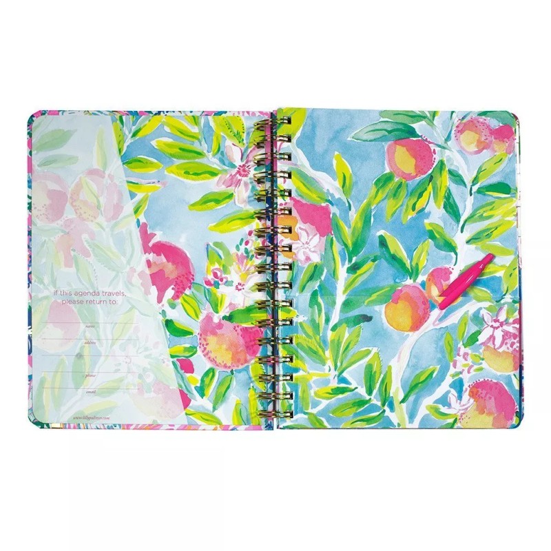 Gallery Leather LILLY PULITZER Agenda Planner Password Keeper Diary LARGE