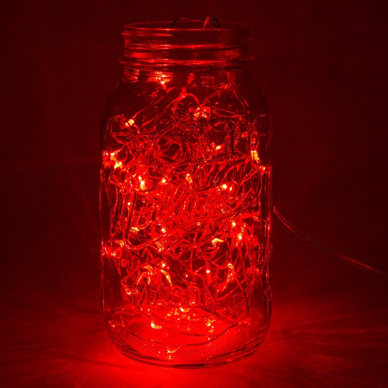 Hometown Evolution, Inc. Red LED Fairy Lights - Plug in