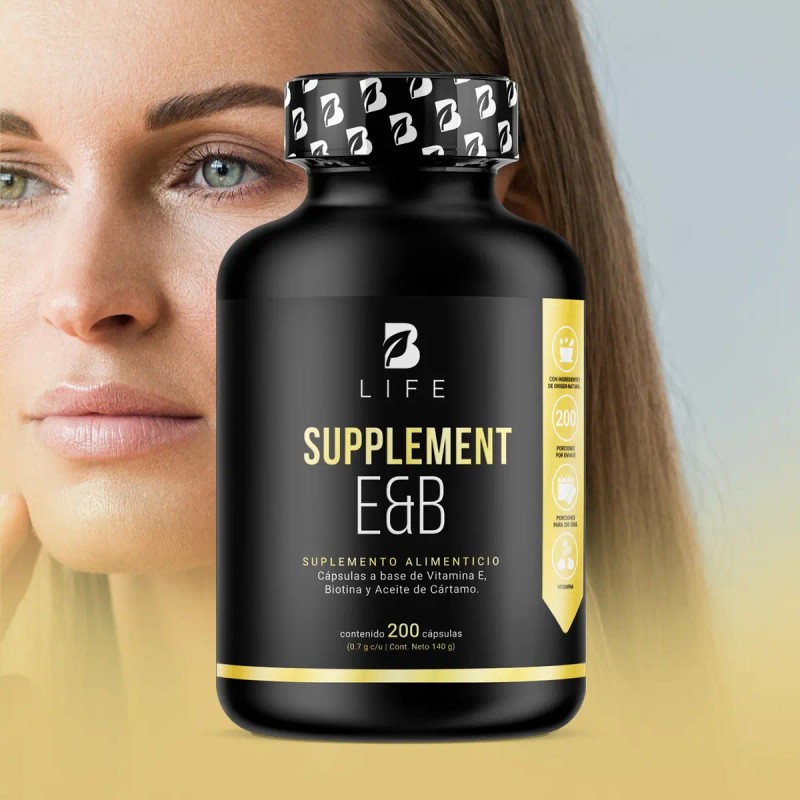 Vitamina Biotina Poderoso Antioxidante 200 Cápsulas Life