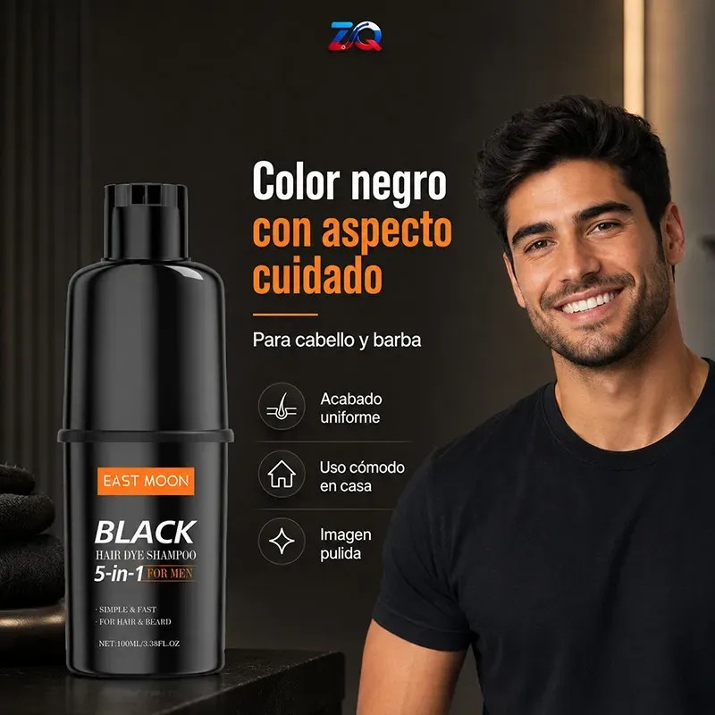 Champú Tinte 3 En 1 Cubre Canas Jengibre Natural 100ml
