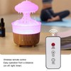 Rain Cloud Humidifier 7 Colors Light Remote Control Wood Grain