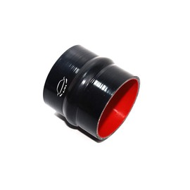 TenkeAuto - Acoplador universal de 4 capas reforzado de alta temperatura de 4 pulgadas ID recto manguera de silicona para turbo/intercooler/tuberías de 4 pulgadas de longitud (4 pulgadas negro)