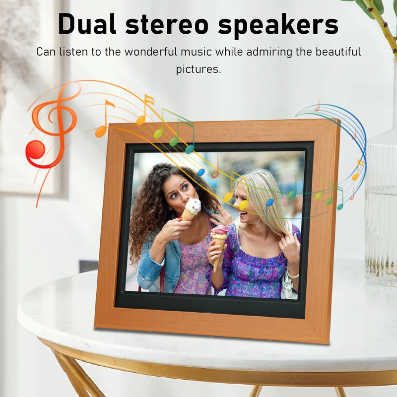 8.7 Inch Digital Photo Frame High Definition IPS Screen Electronic