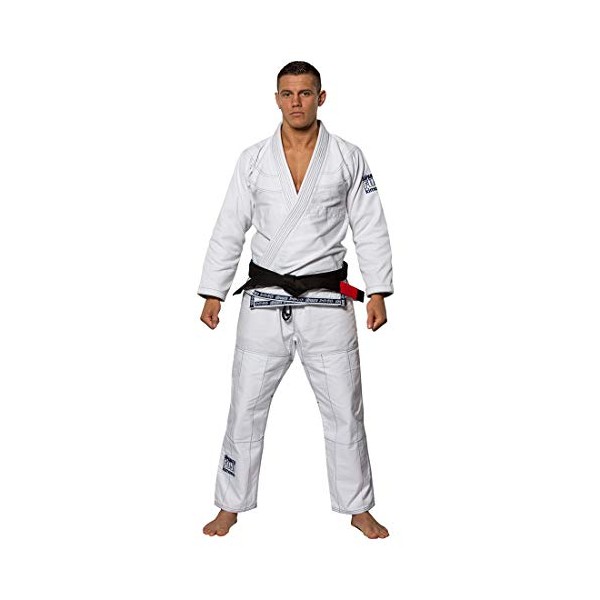 FUJI Suparaito BJJ GI Martial Arts Uniform, White, A3