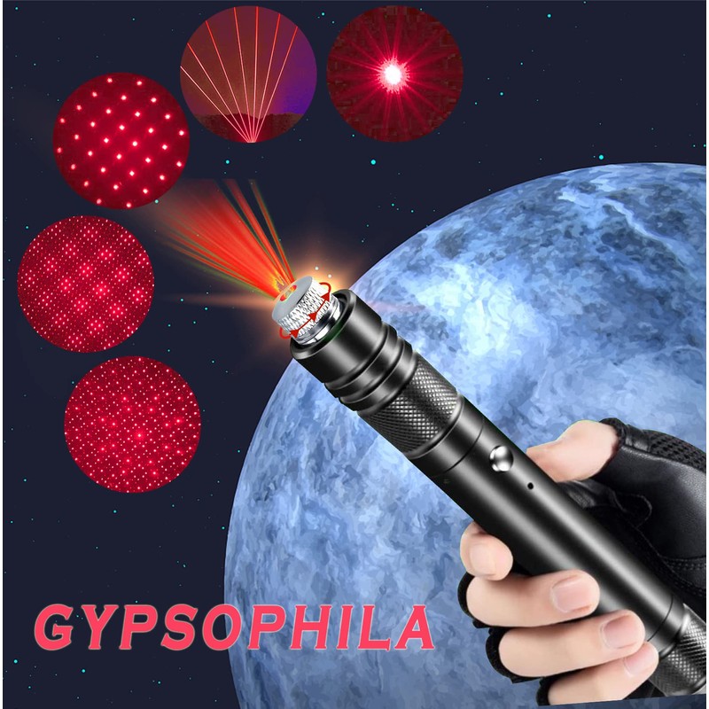 Red High Power Laser Pointer Long Range Rechargeable For Cats