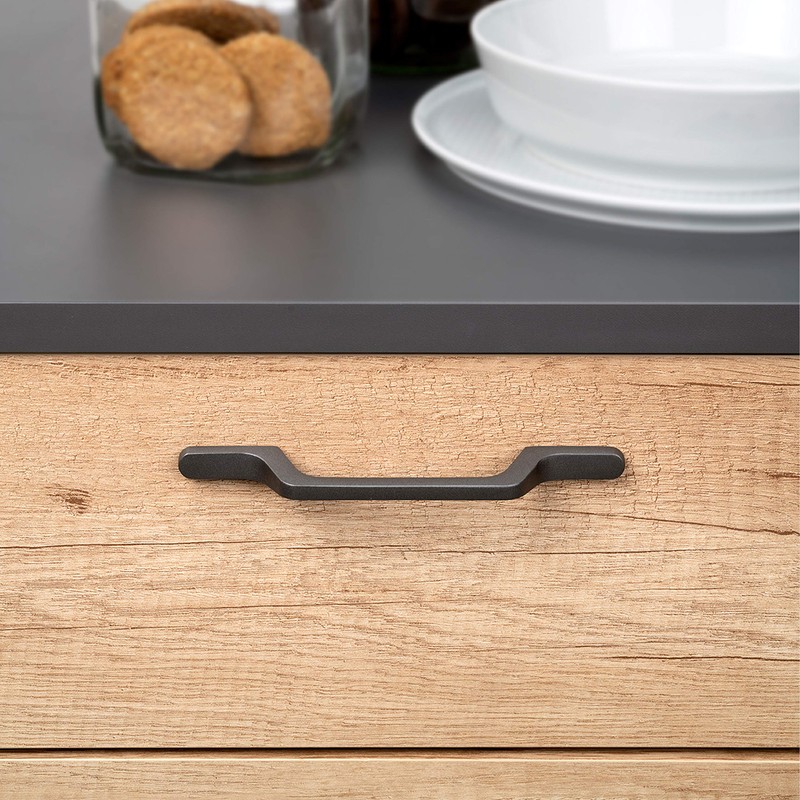 Emuca - Furniture Handle, 160mm Interaxis (6,2 inch), L225mm (8,8