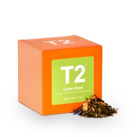 T2 Tea Green Rose Loose Leaf Green Tea In Box, 100 g