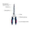 Fishing Pliers Stainless Steel Tool, 9 inches Hook Remover Braid