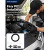 3-Meter(9.84ft) Windshield Washer Hose Kit with 12 Connectors for Vehicles