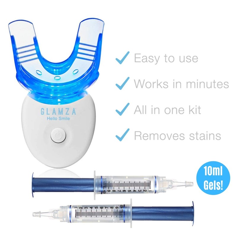 Glamza Ultimate Teeth Whitening Kit - Includes Teeth Whitening Tray,