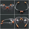 FOCCTS Safety Glasses Pack of 12, Clear Safety Goggles for