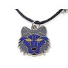 Cornelissen Mood Necklace with Wax Cord - Wolf Head